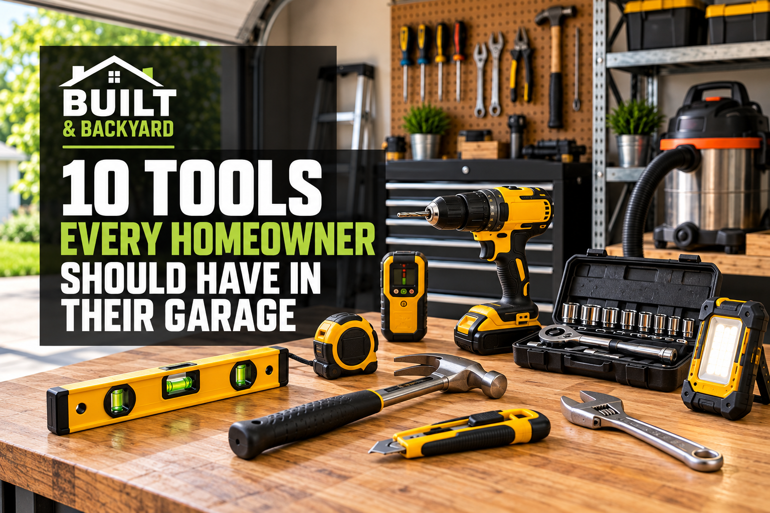 10 Tools Every Homeowner Should Have in Their Garage