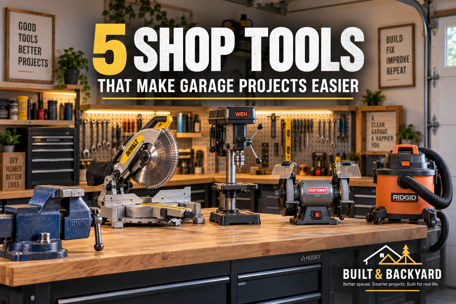 5 Shop Tools That Make Garage Projects Easier